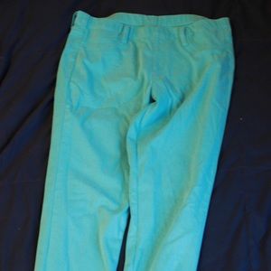 Cyan/turquoise uniqlo leggings pants